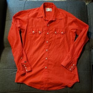 LAST CHANCE Mens vintage red rockmount shirt